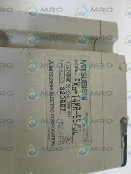 MITSUBISHI PROGRAMMABLE CONTROLLER FXO-14MR-ES/UL UNMP