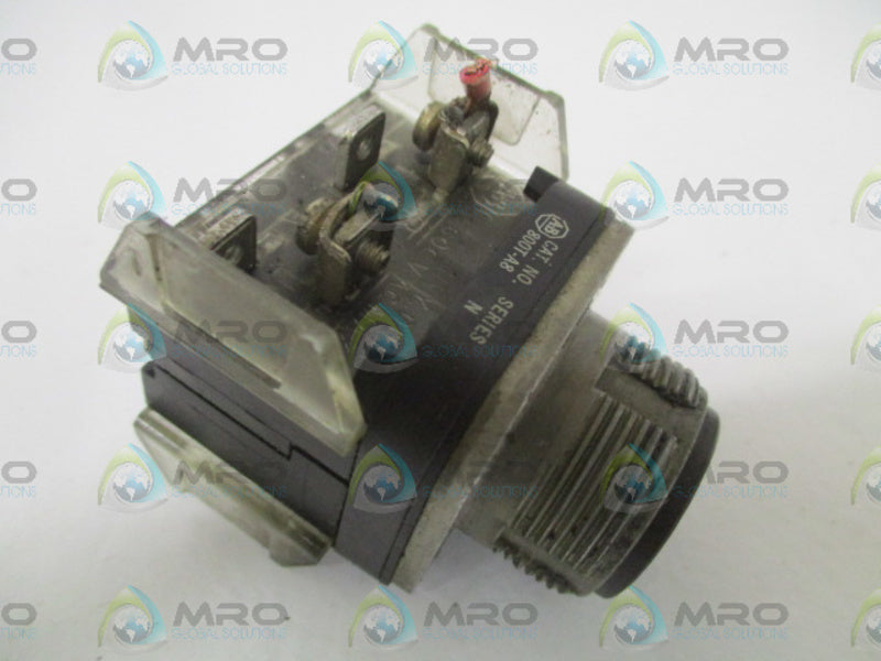 ALLEN BRADLEY 800T-A8 SER. N PUSHBUTTON SWITCH  UNMP