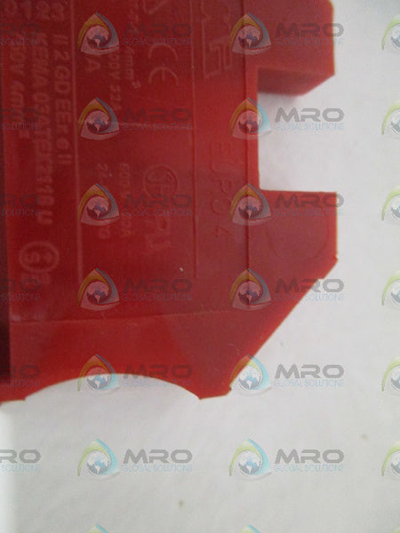 EURO 4 TERMINAL BLOCK (RED)  NSNP