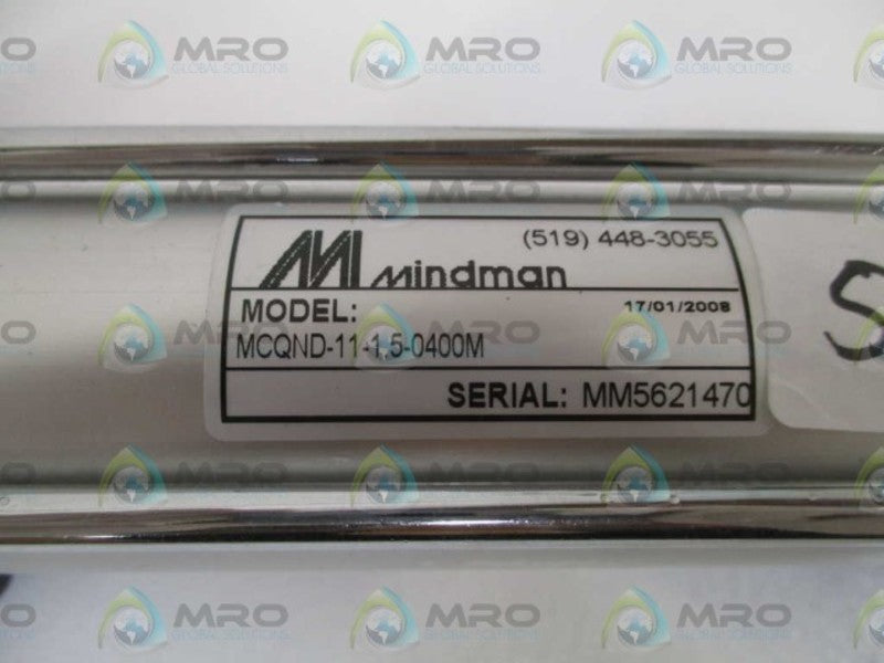MINDMAN MCQND-11-1.5-0400M PNEUMATIC CYLINDER NSNP