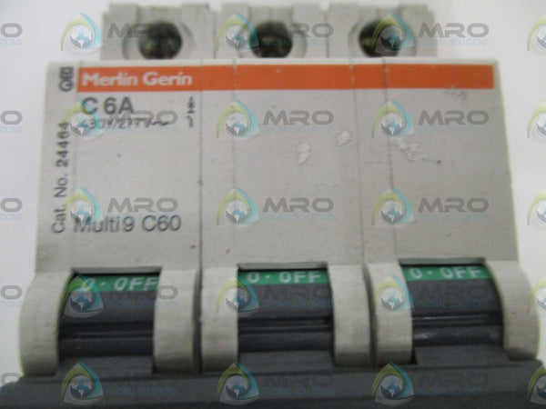 MERLIN GERIN 24464 CIRCUIT BREAKER 6A  UNMP