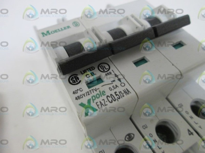 MOELLER CIRCUIT BREAKER FAZ-C0,5/3-NA UNMP