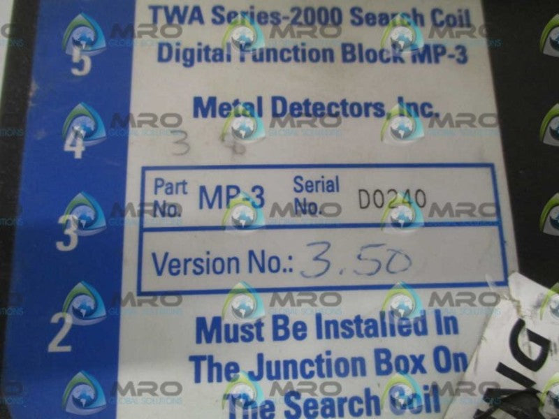METAL DETECTORS MP-3 DIGITAL FUNCTION BOX UNMP
