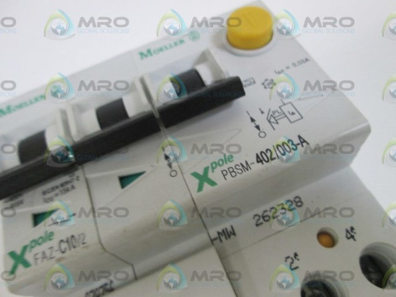 MOELLER CIRCUIT BREAKER PBSM-402/003-A-MW UNMP