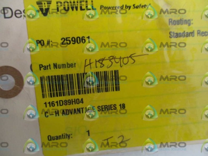POWELL 1161D89H04  NSNP