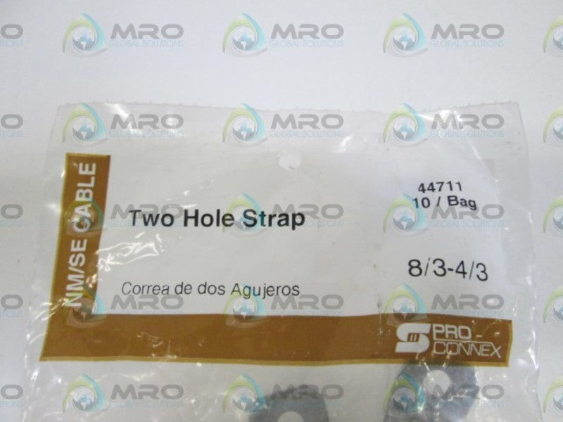LOT OF 10 S PRO CONNEX TWO WHOLE STRAP 8/3-4/3 44711 NSMP