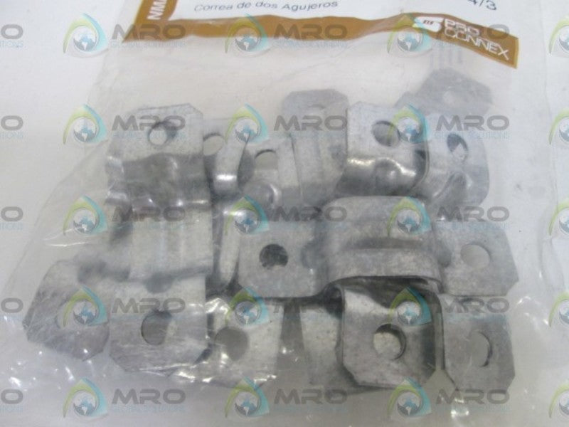 LOT OF 10 S PRO CONNEX TWO WHOLE STRAP 8/3-4/3 44711 NSMP