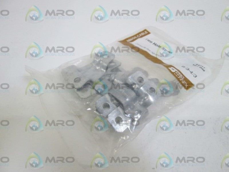 LOT OF 10 S PRO CONNEX TWO WHOLE STRAP 8/3-4/3 44711 NSMP