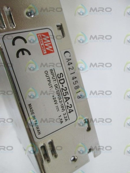 MEAN WELL SINGLE OUTPUT CONVERTER SD-25A-24 NSMP