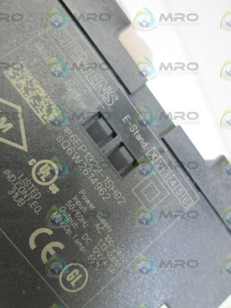 SIEMENS POWER SUPPLY 6EP1322-1SH02 NSMP