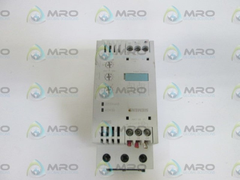 SIEMENS SOFT STARTER 3RW3034-1AB14 UNMP