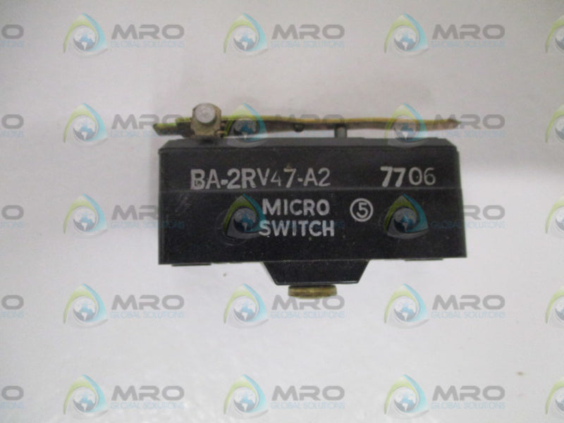 MICRO SWITCH BA-2RV47-A2 LIMIT SWITCH UNMP