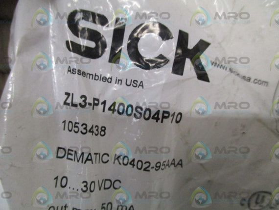 SICK ZL3-P1400S04P10 PHOTOELECTIC SENSOR  NSMP