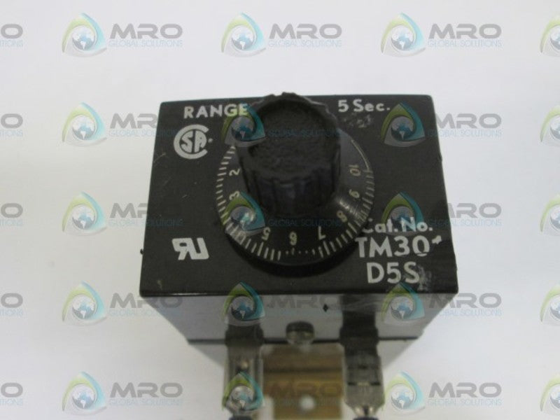 REGENT CONTROLS TIMER 0-5SEC TM301 D5S UNMP
