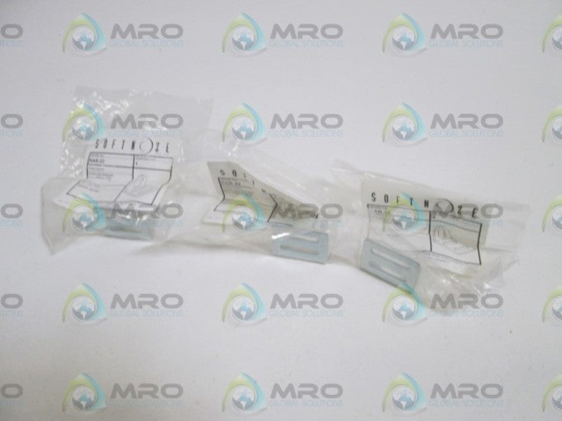 LOT OF 3 SOFTNOZE RITE ANGLE BRACKET RAB-22 NSNP IN BAG
