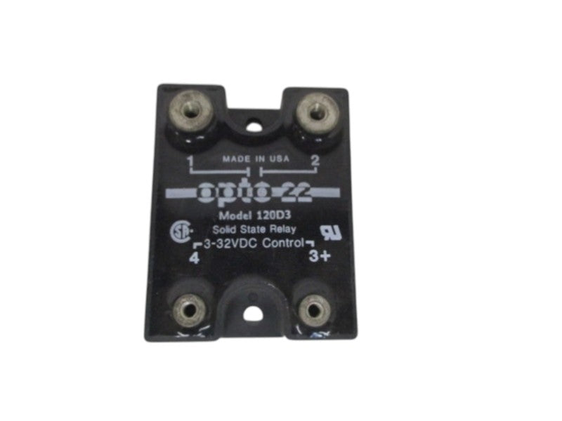 OPTO 22 120D3 SOLID STATE RELAY (MISSNG SCREWS) NSNP