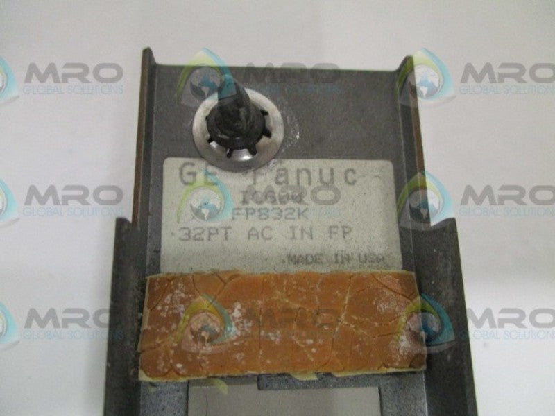GE FANUC IC600FP832K INPUT MODULE FACEPLATE UNMP
