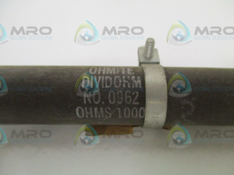 OHMITE 0962 RESISTOR OHMS 1000 NSNP