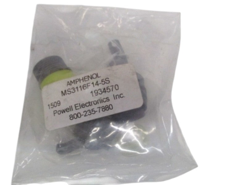 AMPHENOL MS3116F14-5S CIRCULAR CONNECTOR PLUG  NSMP