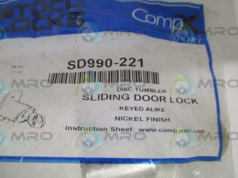 STOCK LOCKS SD990-221 SLIDING DOOR LOCK NSMP