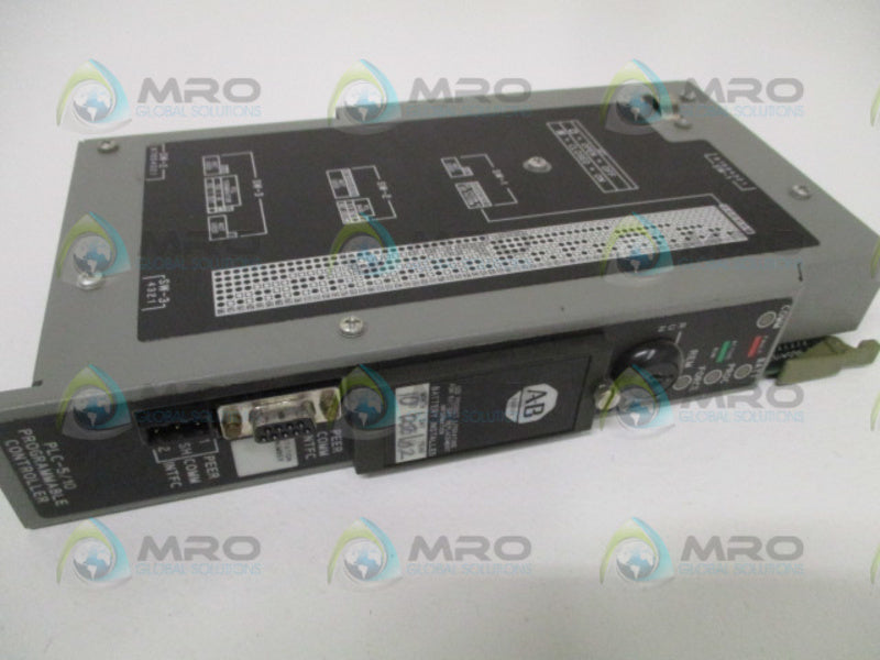 ALLEN BRADLEY 1785-LT4 SER. A F/W E PROCESSOR MODULE (NO KEY)  UNMP