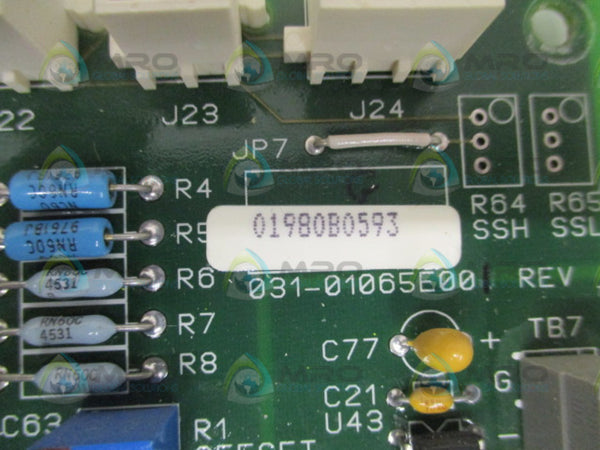 YORK 031-01065E001 PROCESSOR CONTROL BOARD   UNMP