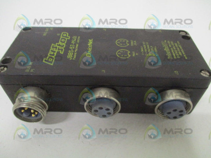 INTERLINKBT DEVICENET BUS STOP JBBS-57-M401 PASSIVE MULTIPORT JUNCTION UNMP