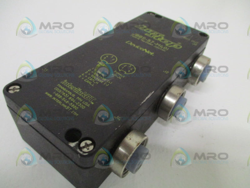 INTERLINKBT DEVICENET BUS STOP JBBS-57-M401 PASSIVE MULTIPORT JUNCTION UNMP