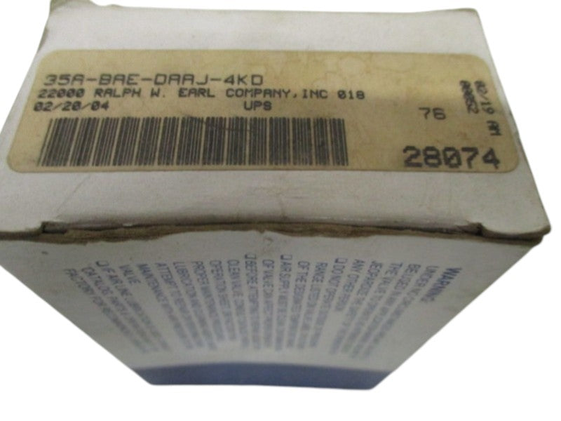 MAC 35A-BAE-DAAJ-4KD SOLENOID VALVE (MISSING ACCESSORIES) NSMP
