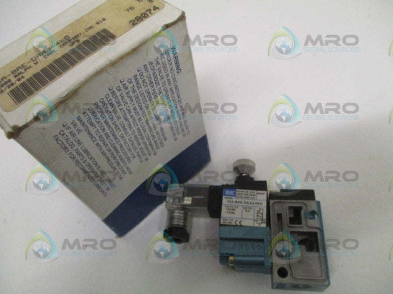 MAC 35A-BAE-DAAJ-4KD SOLENOID VALVE (MISSING ACCESSORIES) NSMP
