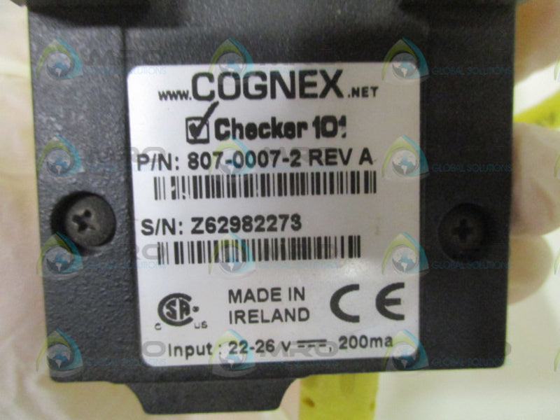 COGNEX 807-0007-2 VISION SENSOR CHECKER  NSNP