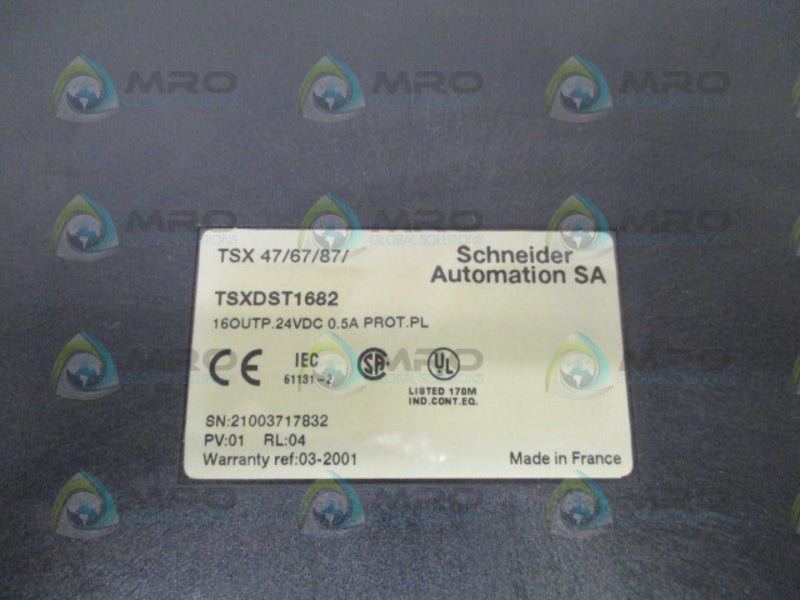 SCHNEIDER TSXDST1682 OUTPUT MODULE UNMP