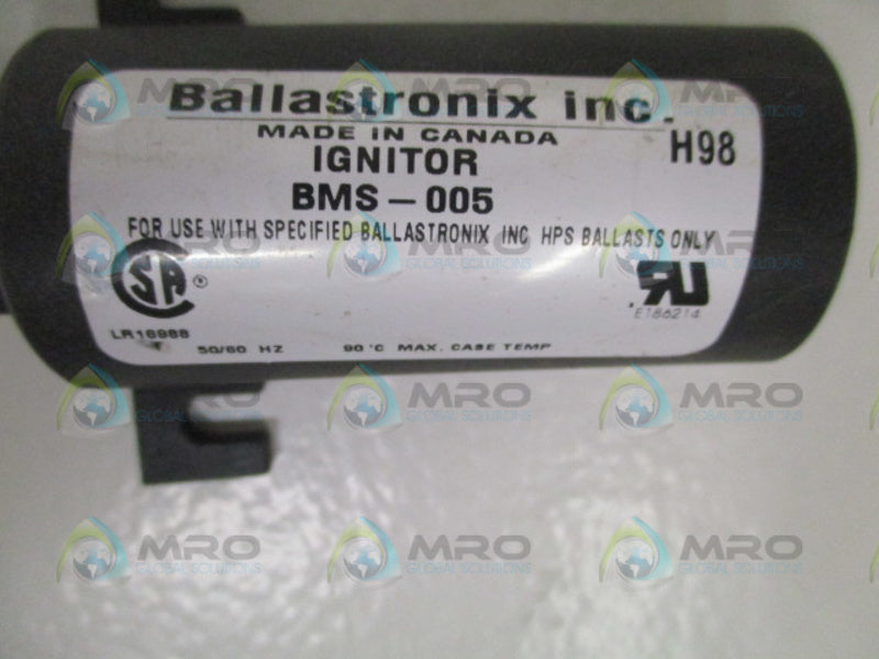 BALLASTRONIX BMS-005 BALLAST IGNITOR  NSNP