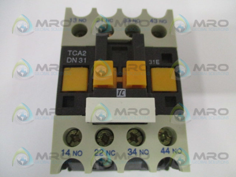 SHAMROCK CONTROLS TCA2-DN31-B7 CONTROL RELAY 24V NSNP