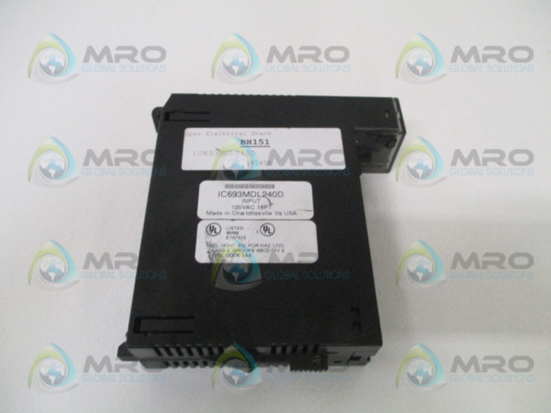 GE FANUC IC693MDL240D UNMP