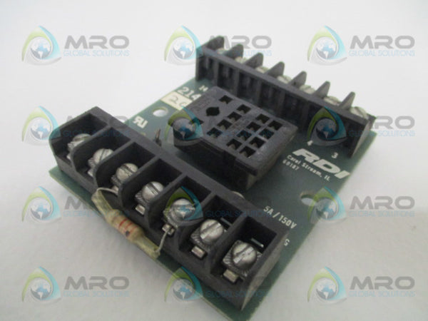 RDI 214BS RELAY SOCKET UNMP