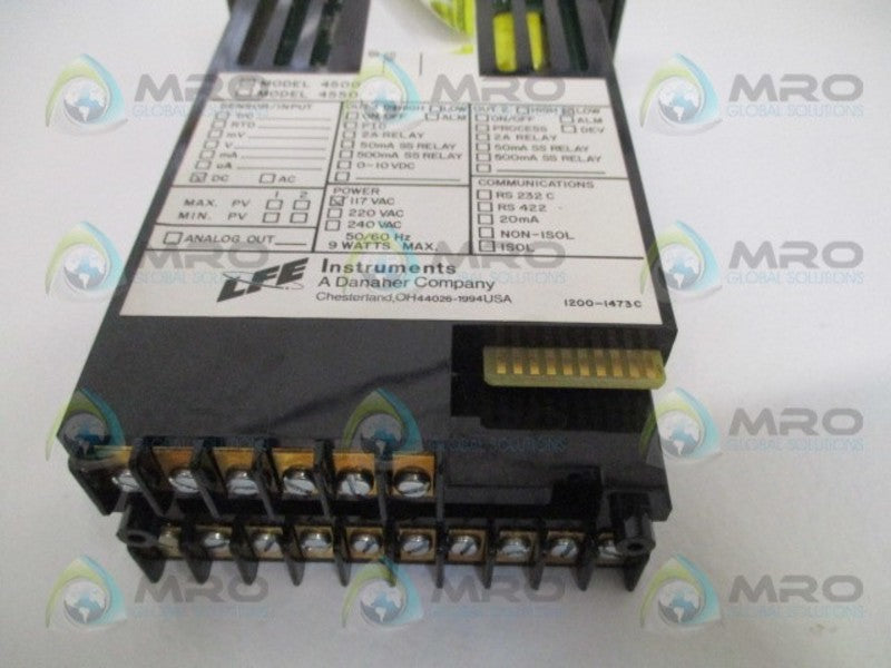 LFE DIGITAL INSTRUMENTS 4500 CE-0401-3002 PANEL MOUNT 0-199.9 FPM NSMP