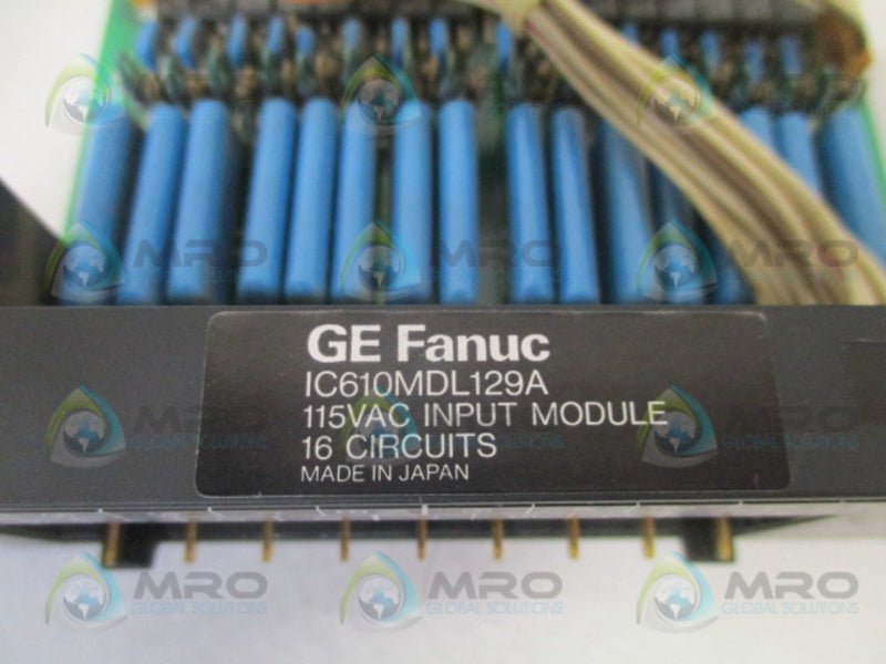 GE FANUC IC610MDL129A INPUT MODULE (MISSING ACCESSORIES) UNMP