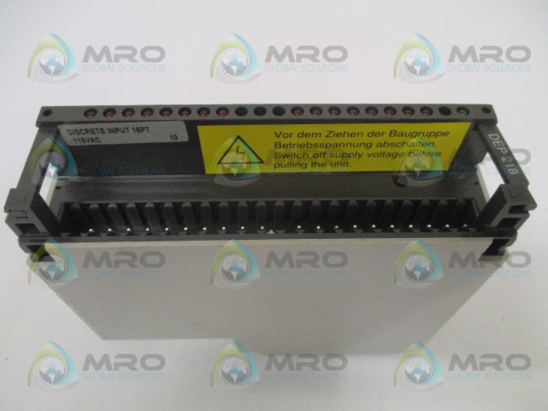 SCHNEIDER AEG TSX COMPACT DEP218/AS-BDEP-218 INPUT(MISSING TERMINAL)NSNP