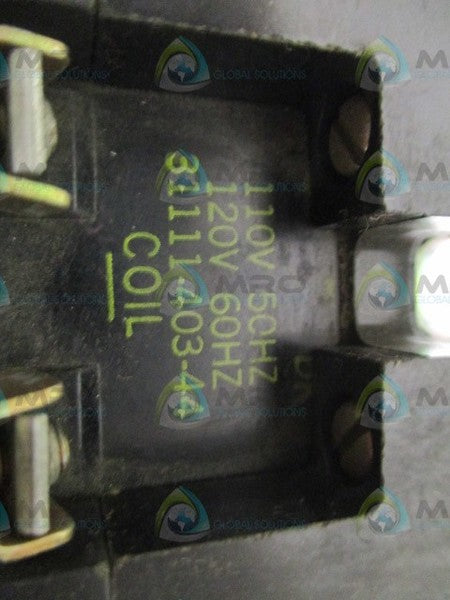 SQUARE D 8501-LO-20 CONTROL RELAY 110/120V (AS PICTURED) UNMP