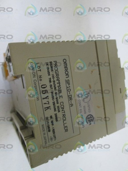 OMRON PROGRAMMABLE CONTROLLER  SP10-DR-A UNMP