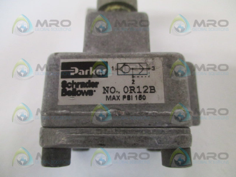 PARKER 0R12B QUICK EXHAUST VALVE 1/8" (AS PICTURED) UNMP