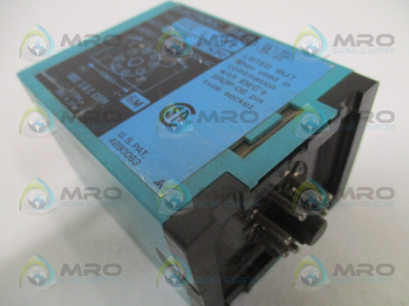 IDEC RTE-PN1 ELECTRONIC TIMER 0-10 SEC. 120VAC UNMP