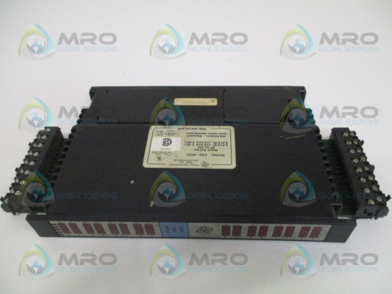 TEXAS INSTRUMENTS 500-5031 OUTPUT MODULE (AS PICTURED) UNMP