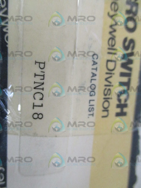 MICRO SWITCH PTNC18 ACCESSORY FOR PUSHBUTTON SWITCH NSNP