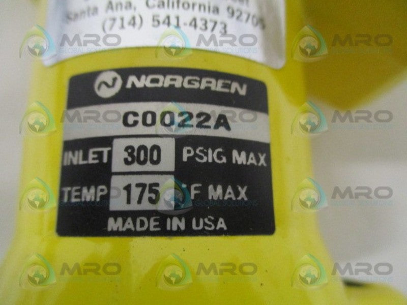 NORGREN C0022A LOCKOUT VALVE (AS PICTURED) NSNP