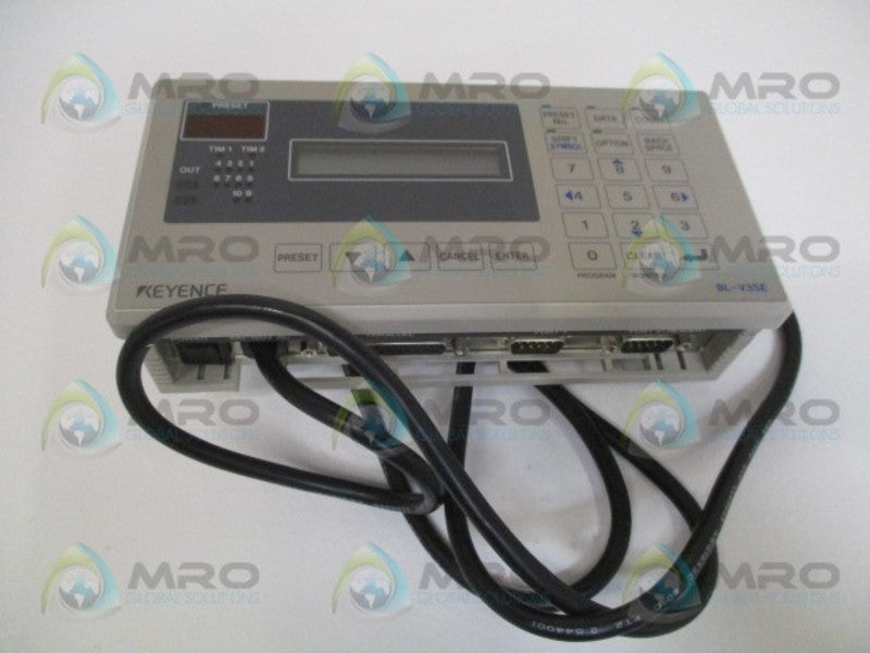 KEYENCE BL-V35E BARCODE DISPLAY INTERFACE (REPAIRED) UNMP