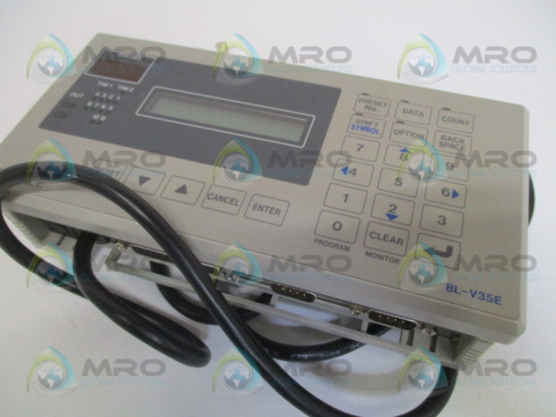 KEYENCE BL-V35E BARCODE DISPLAY INTERFACE (REPAIRED) UNMP