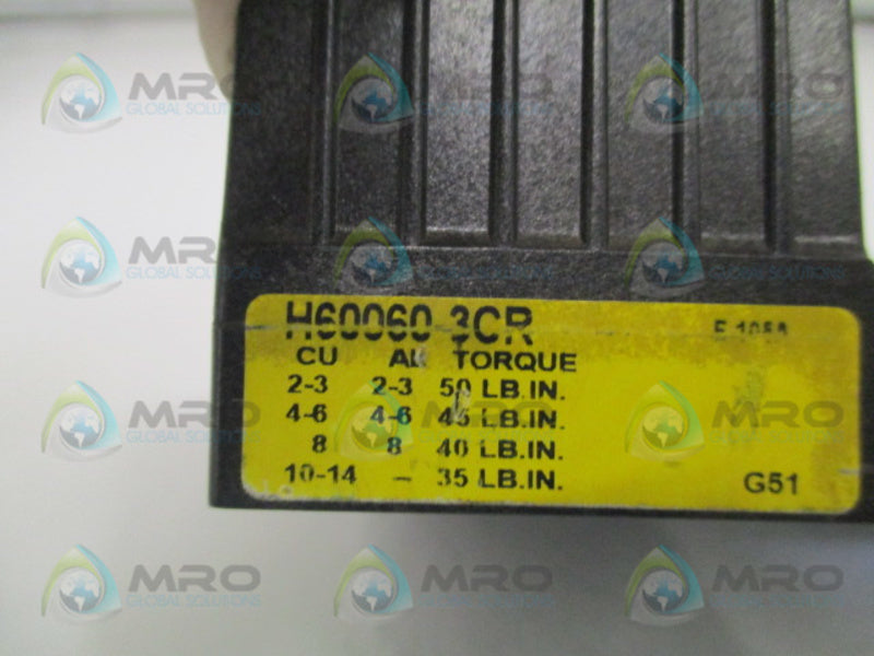 BUSS H60060-3CR FUSE HOLDER  UNMP