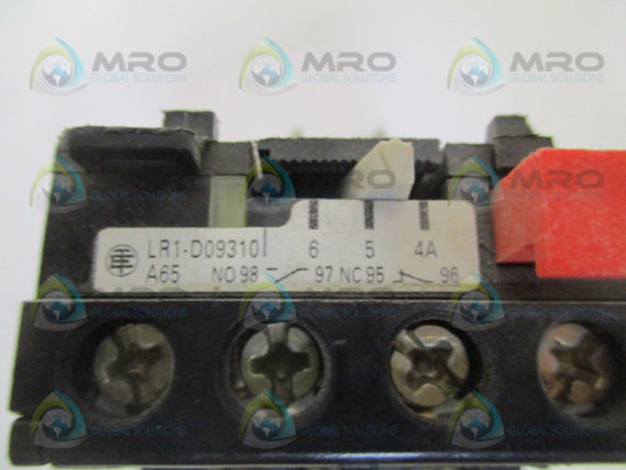 TELEMECANIQUE LR1-D09310 THERMAL OVERLOAD RELAY 4-6A UNMP